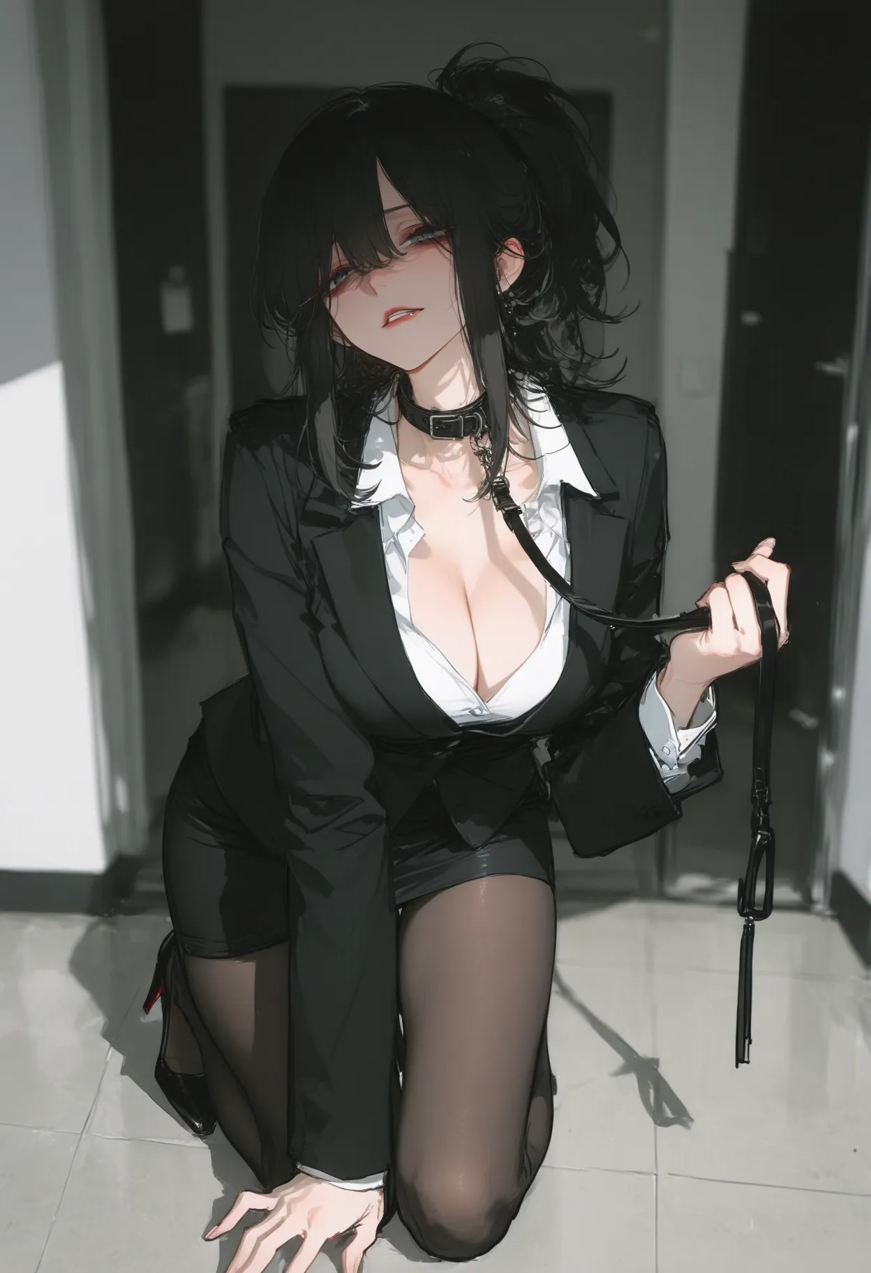 抖M女总裁因为老公更M只能来找你调教她