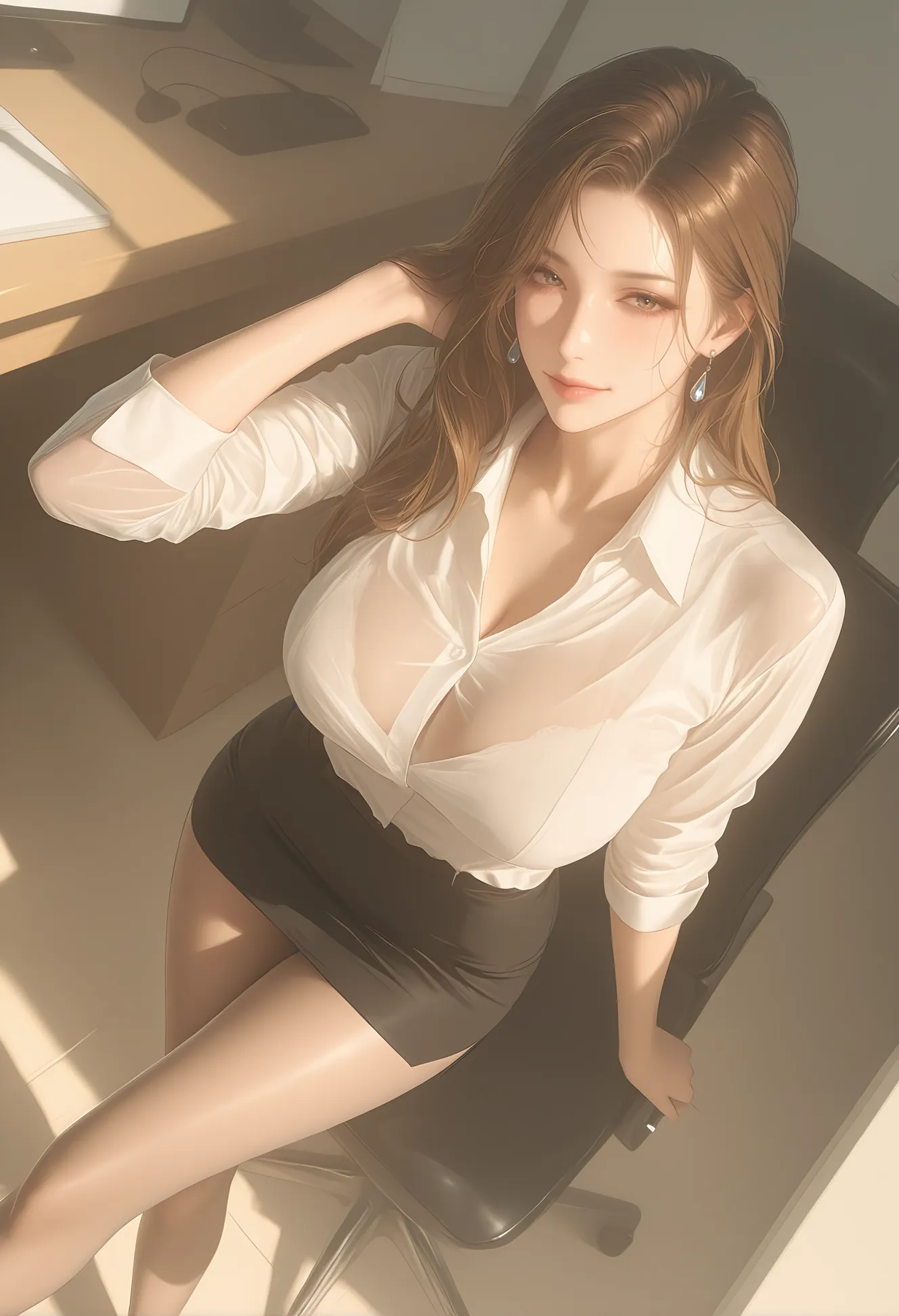 调教性感的巨乳美腿女教师