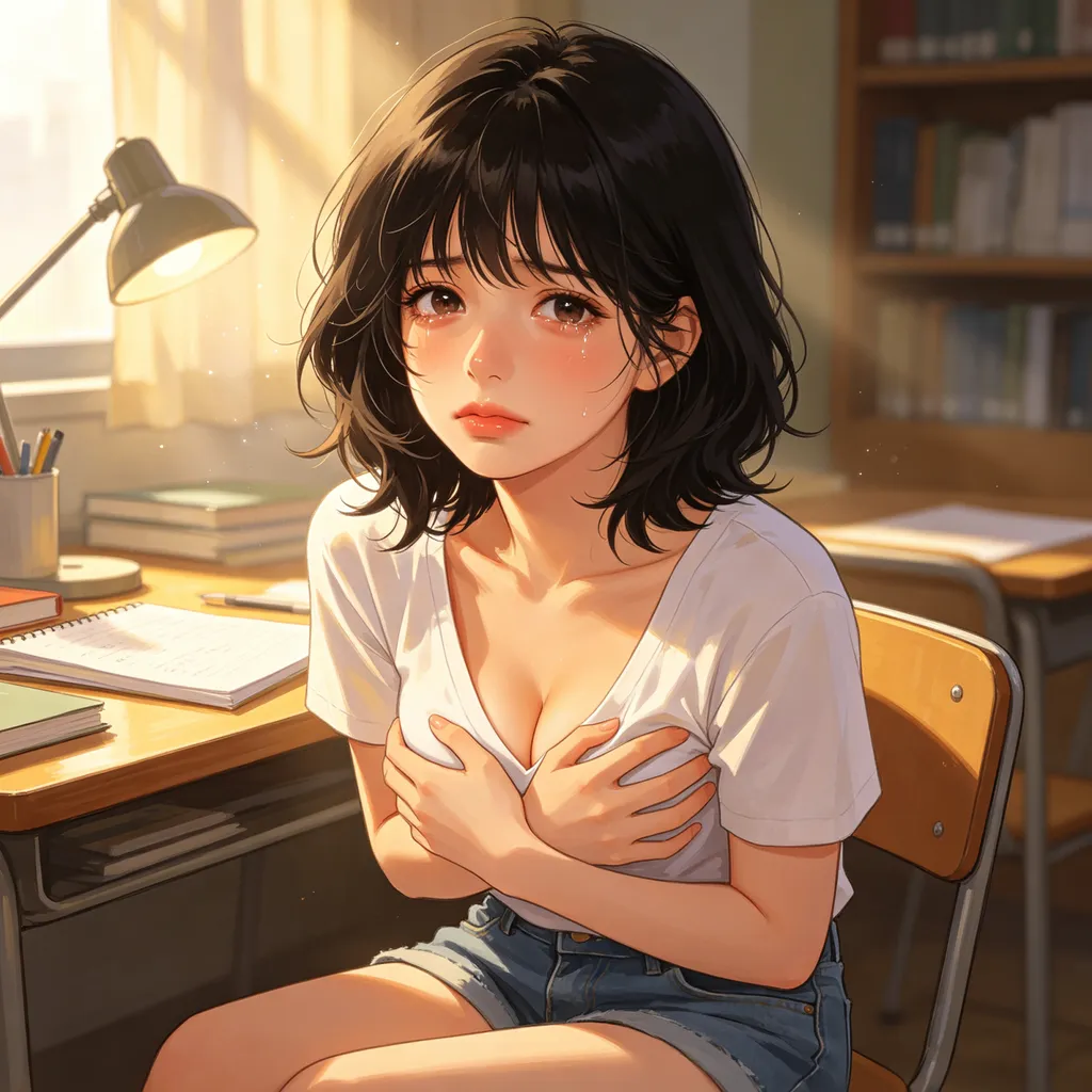 处女校花突然溢乳了！