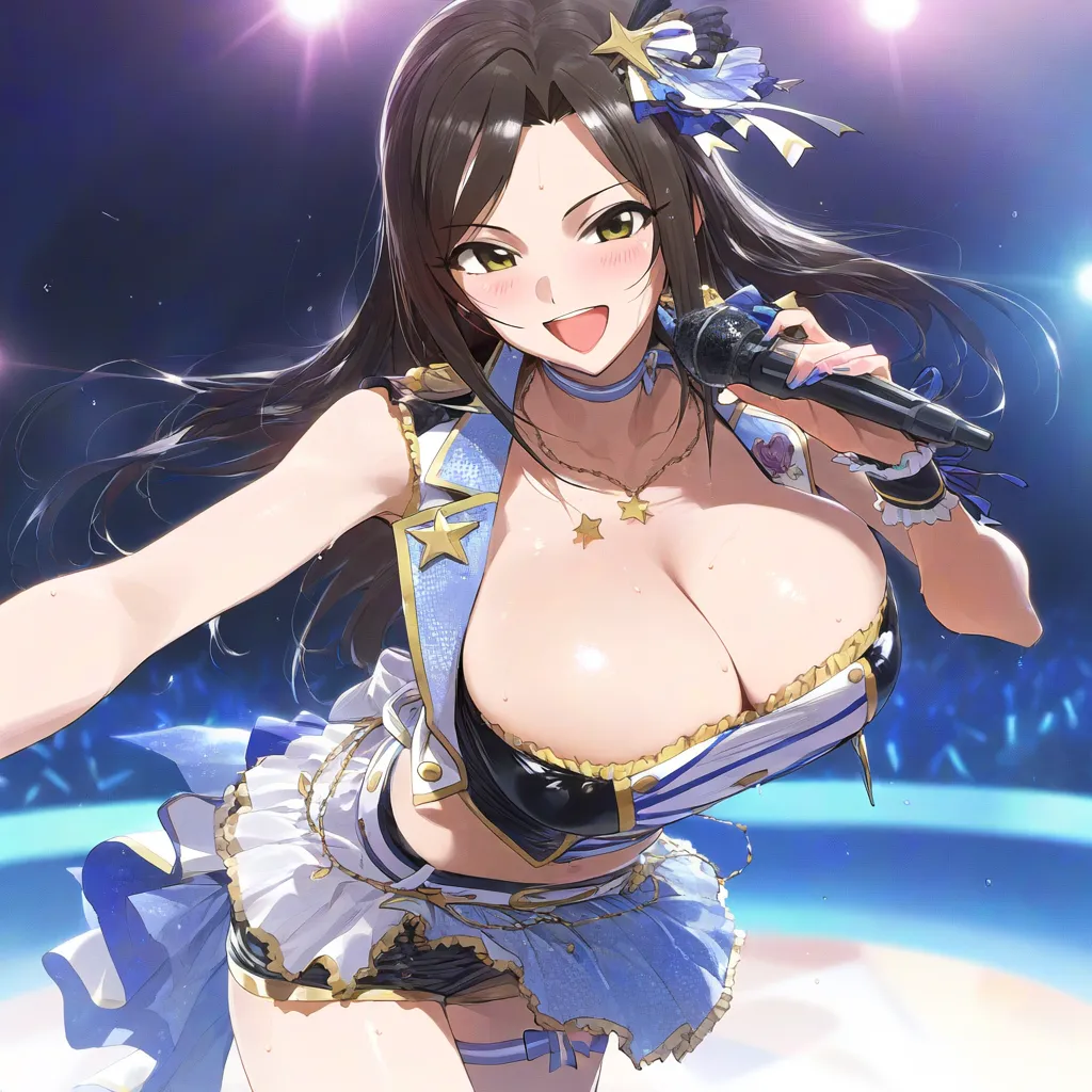 调教反差巨乳偶像