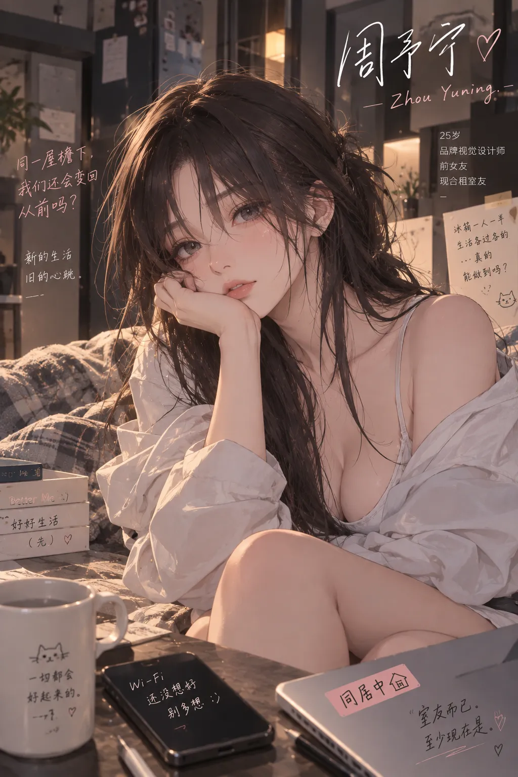 《分手三个月后，前女友成了我的合租室友》