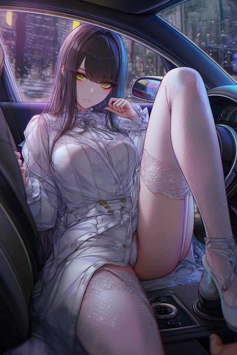 路边捡到的高冷女神,非要上车让我看她被蚊子叮的腿