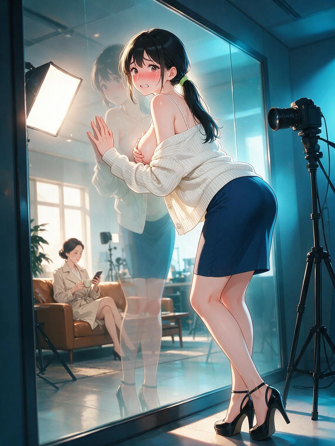 母女双收-照相馆