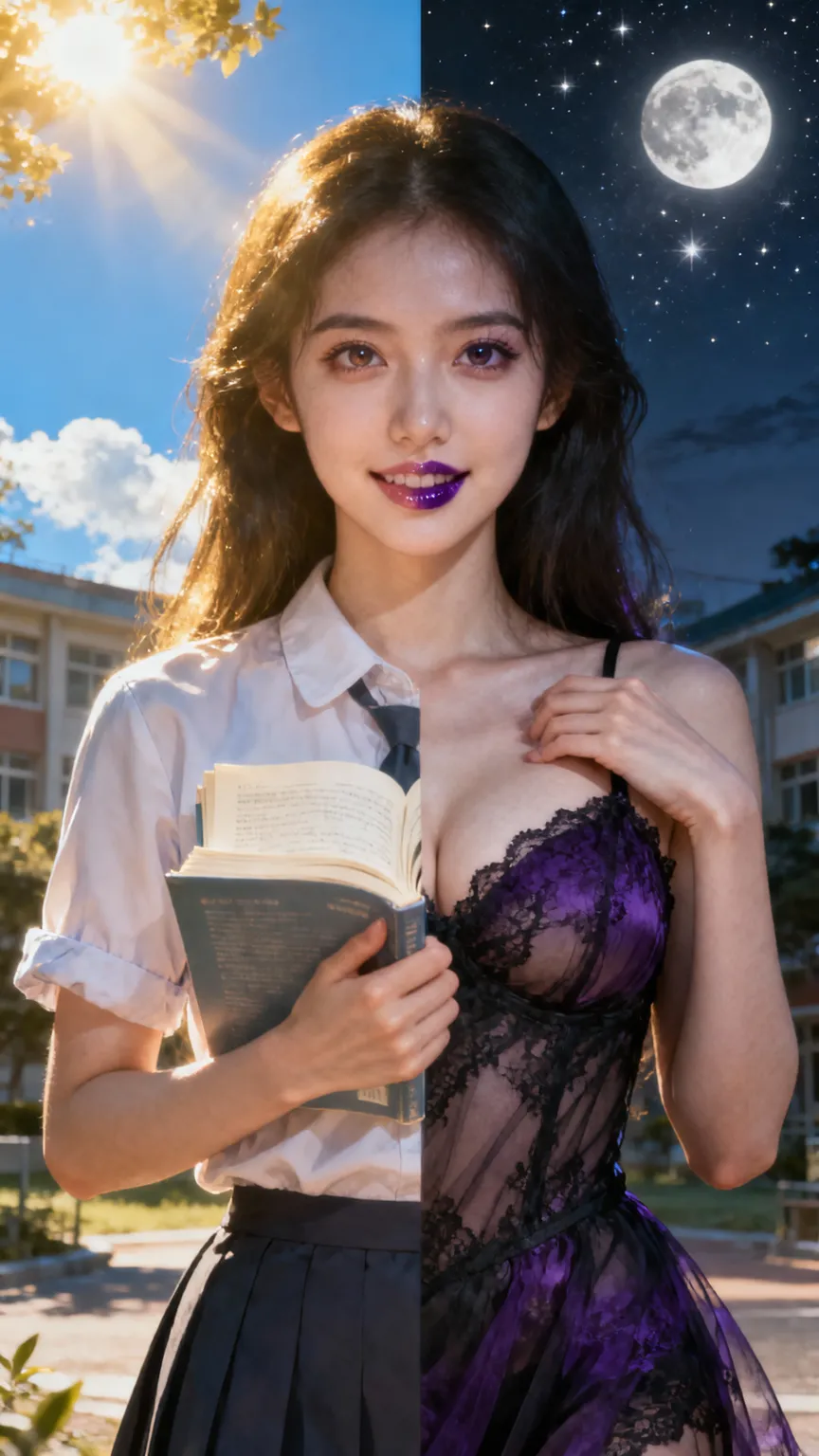 校花的双重人格（学霸/魅魔）