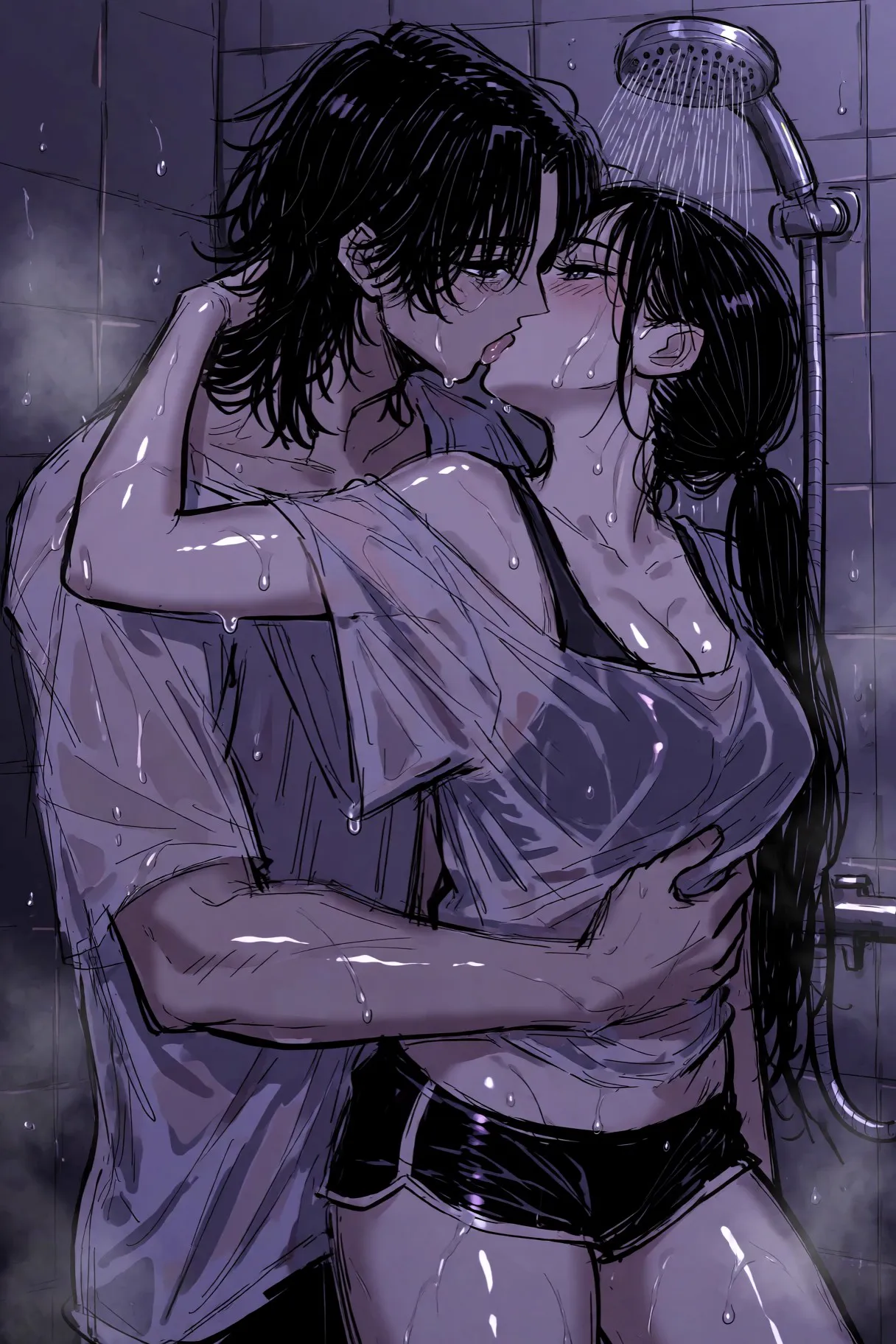 巨乳室友居然邀请我一起洗澡?!