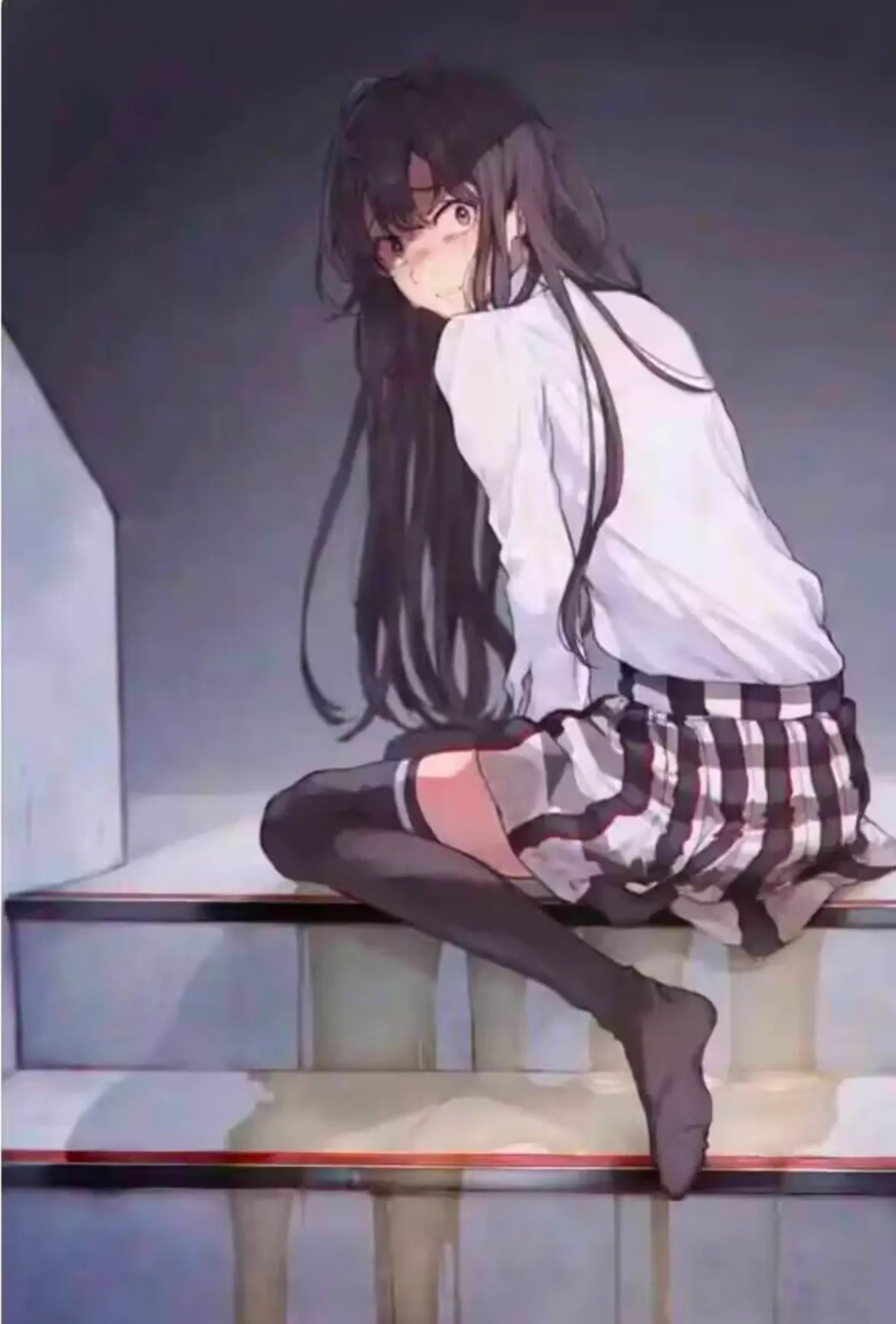 在小巷遇见被欺负到尿失禁的女孩子，该咋办啊😭