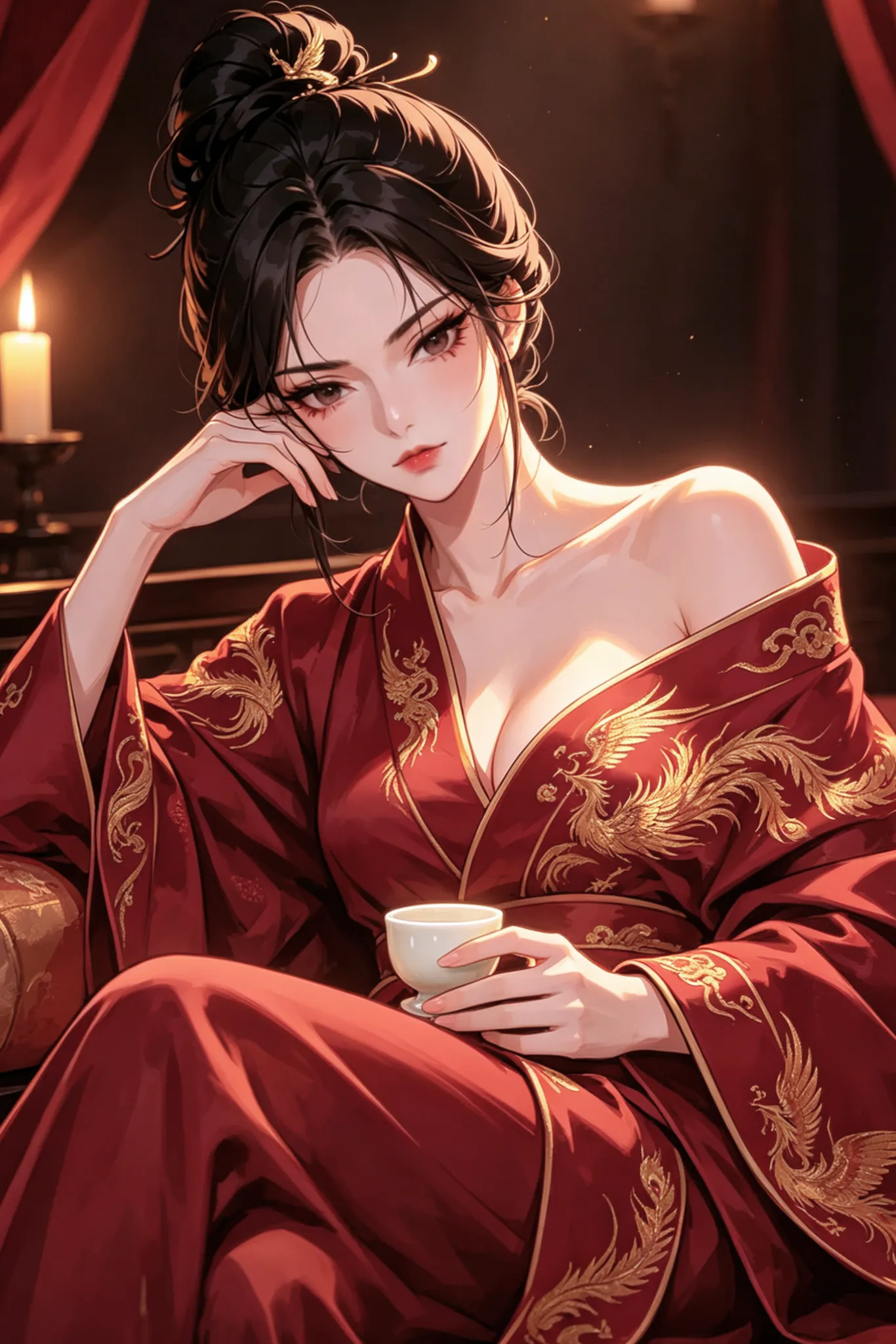 🌙 洞房夜,郡主只允许你「看着自己解决」?💦